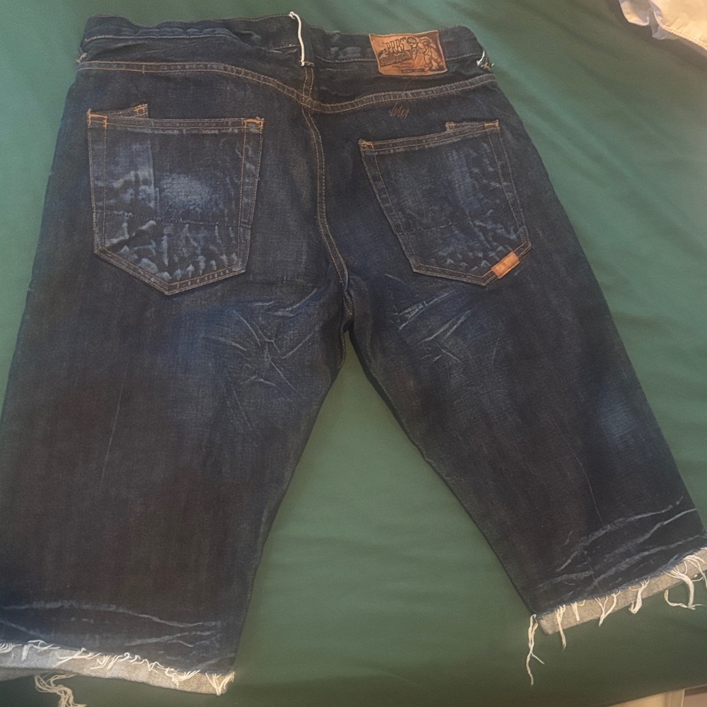 PRPS Dark Blue Jean Shorts